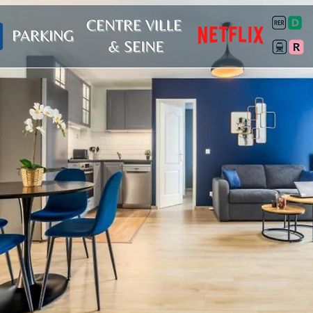 Appartement L'Ilot Bleu Paradis Мелен Екстер'єр фото