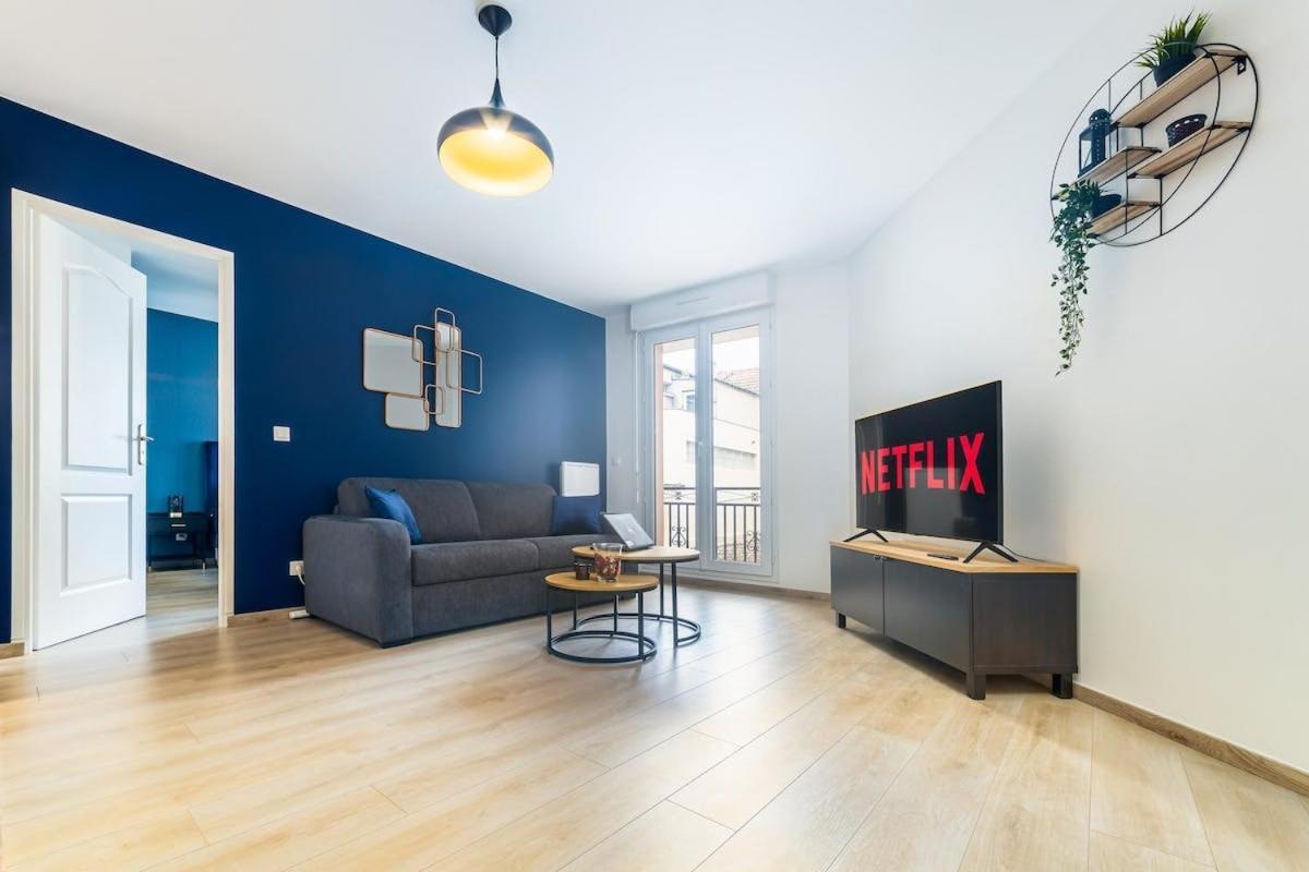 Appartement L'Ilot Bleu Paradis Мелен Екстер'єр фото